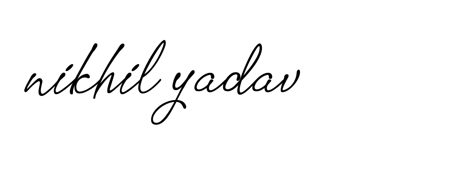 Signature of nikhil-yadav