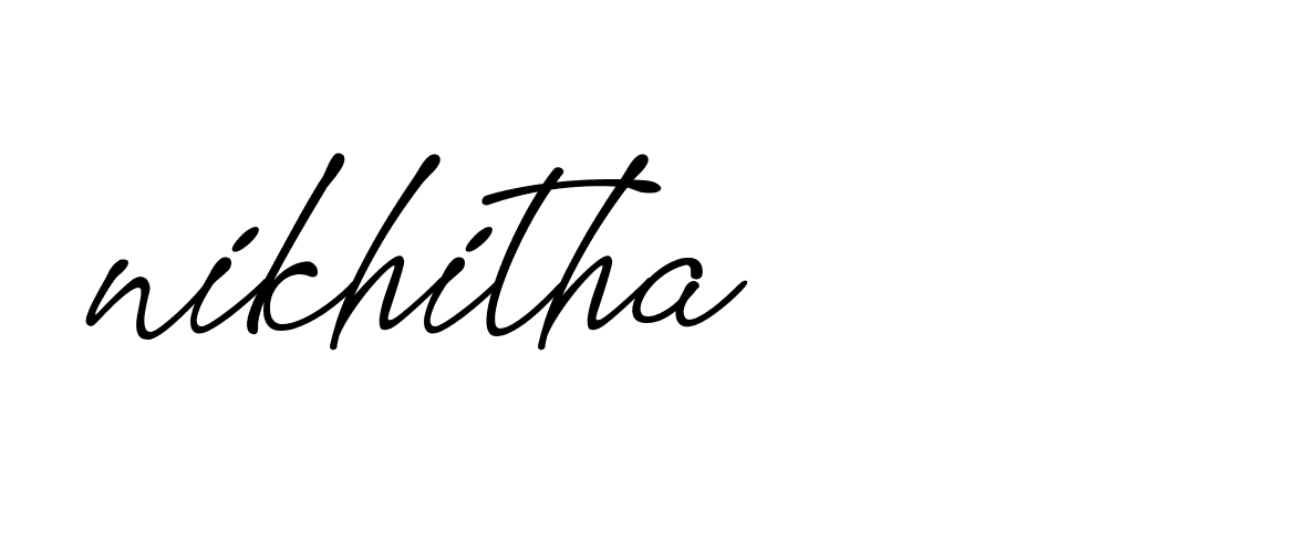 Signature of nikhitha-