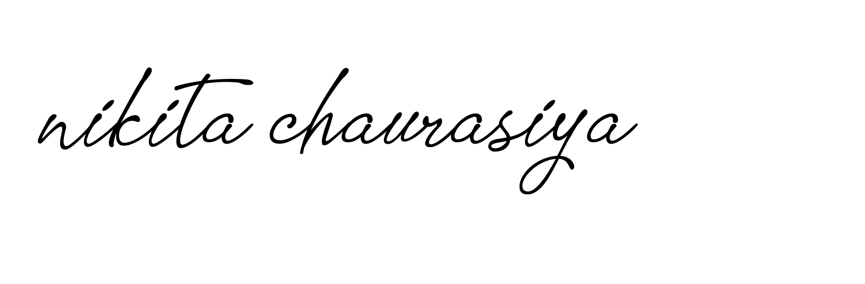 Signature of nikita-chaurasiya