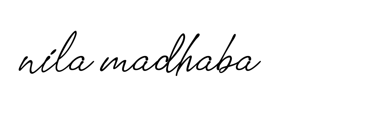 Signature of nila-madhaba