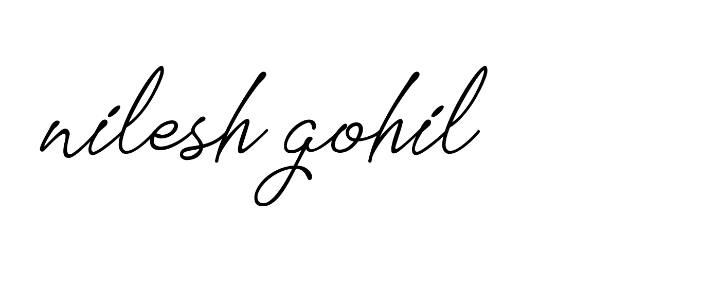 Signature of nilesh-gohil