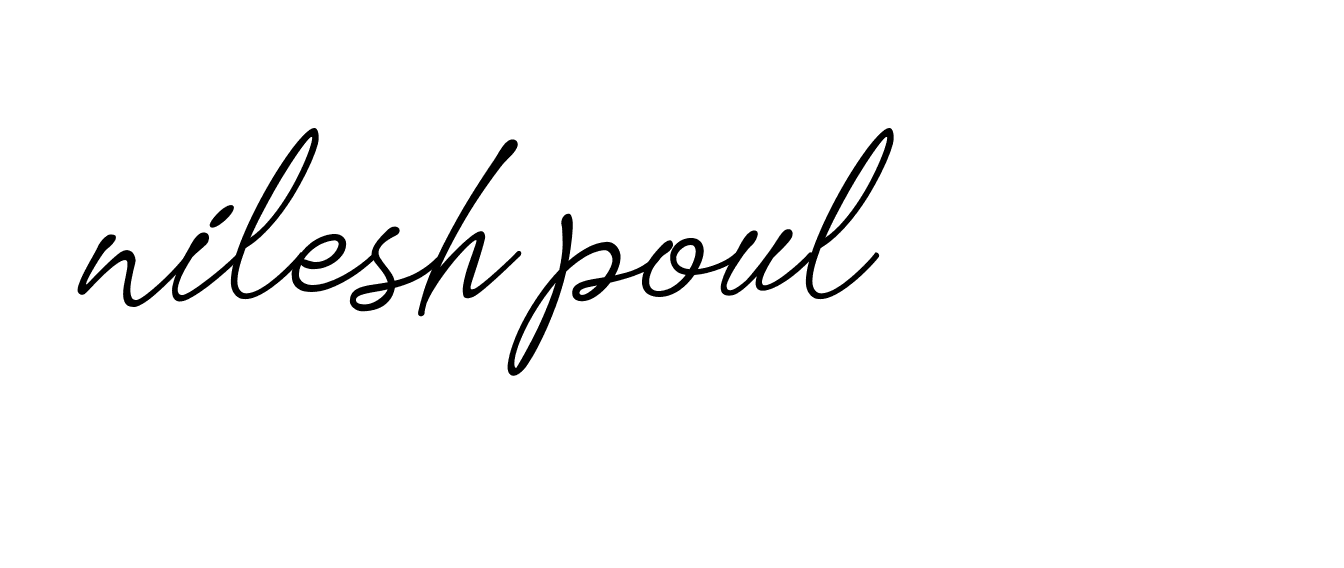 Signature of nilesh-poul