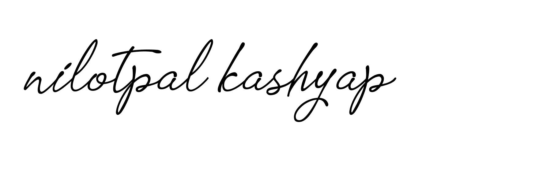 Signature of nilotpal-kashyap