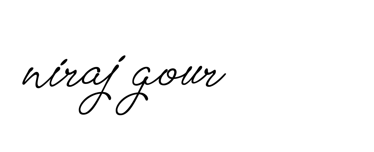 Signature of niraj-gour-