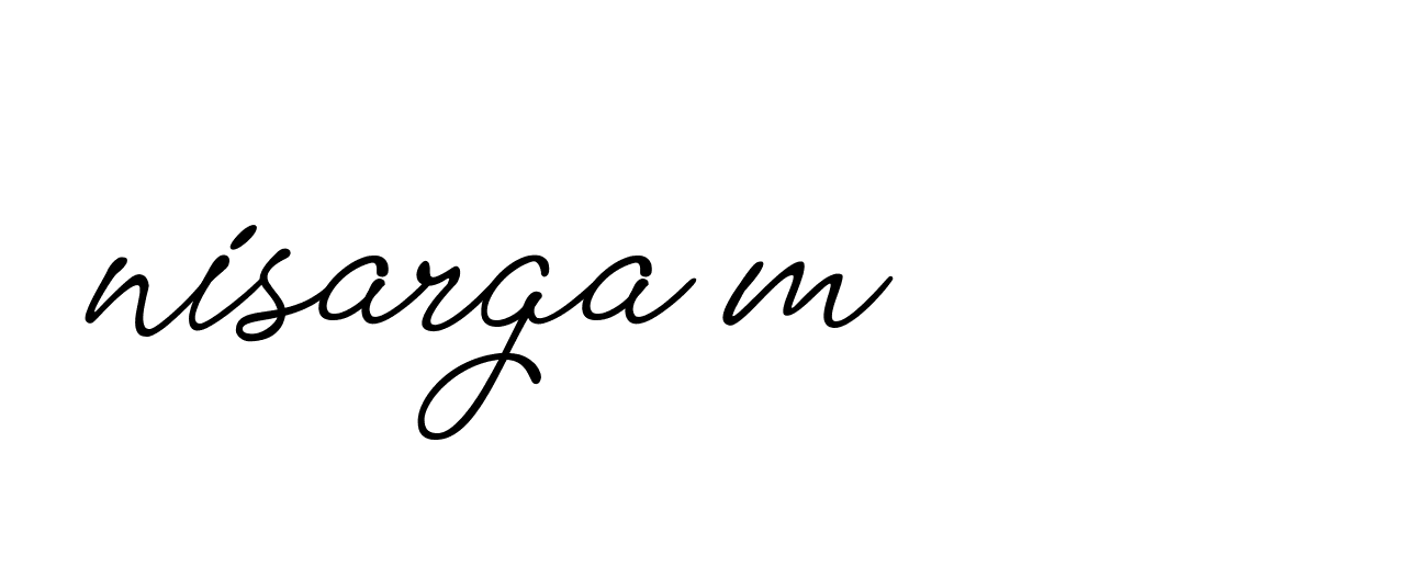 Signature of nisarga-m