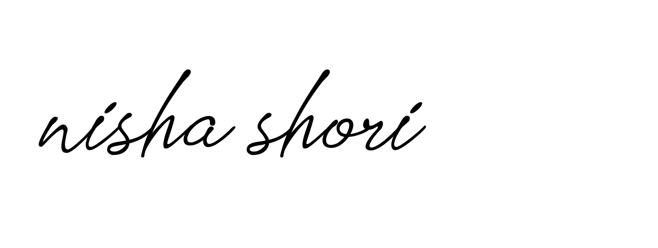 Signature of nisha-shori