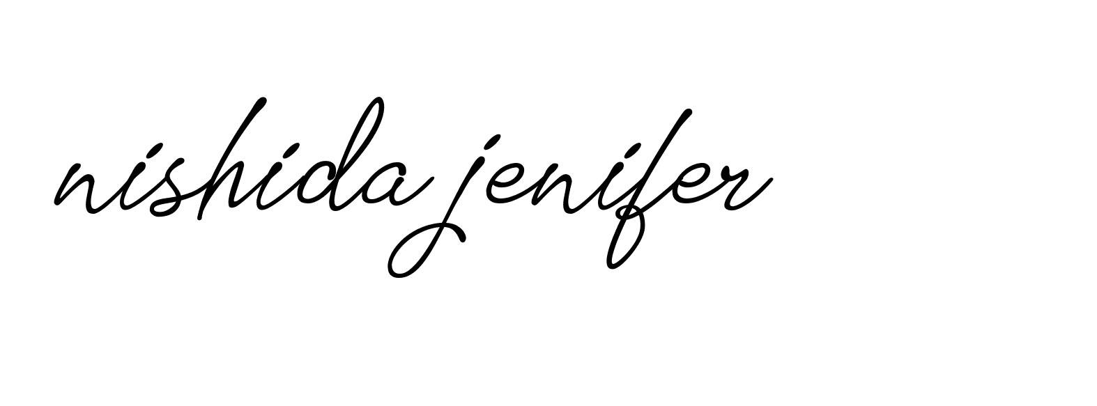 Signature of nishida-jenifer