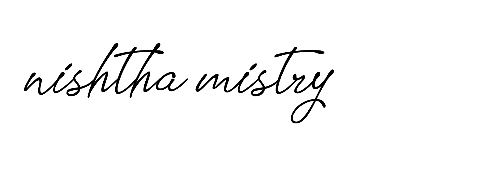 Signature of nishtha-mistry