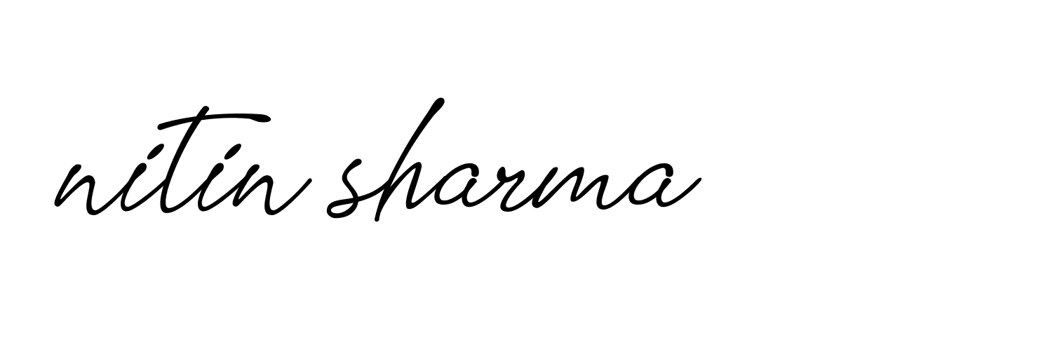 Signature of nitin-sharma-