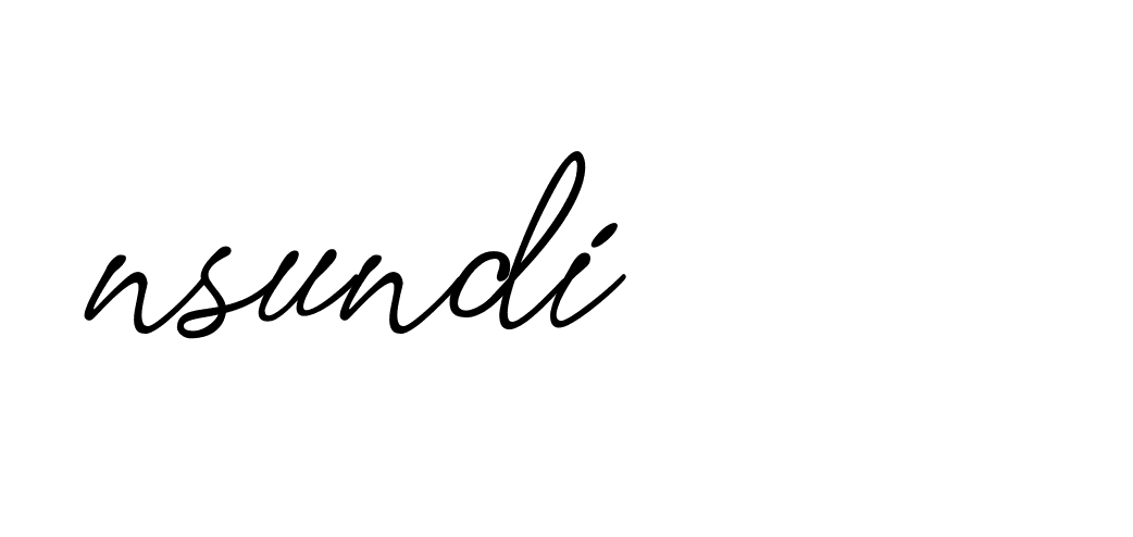 Signature of nsundi