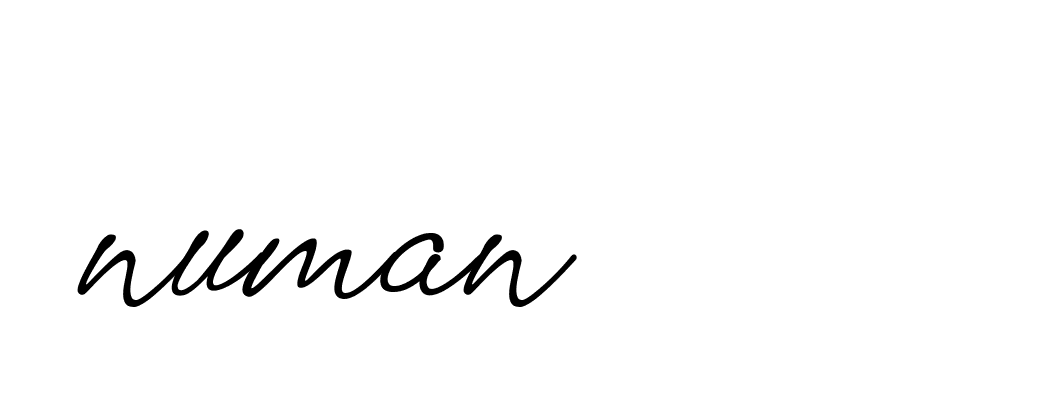 Signature of numan