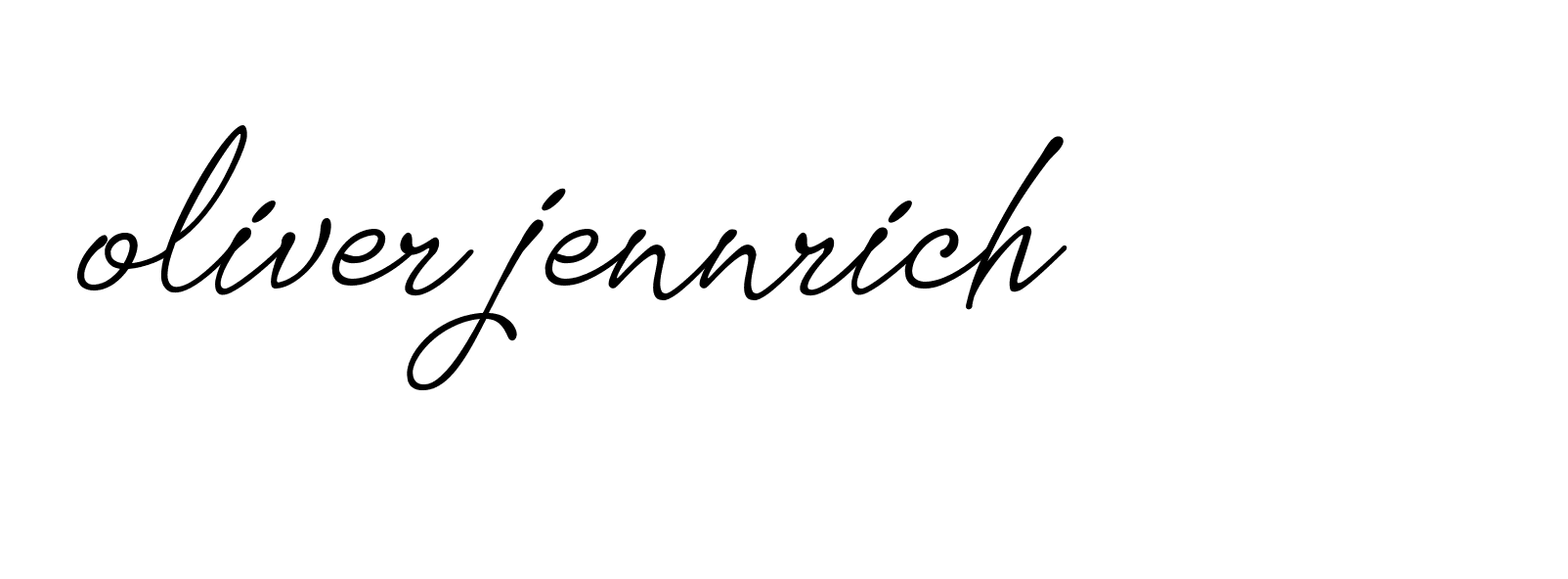 Signature of oliver-jennrich-