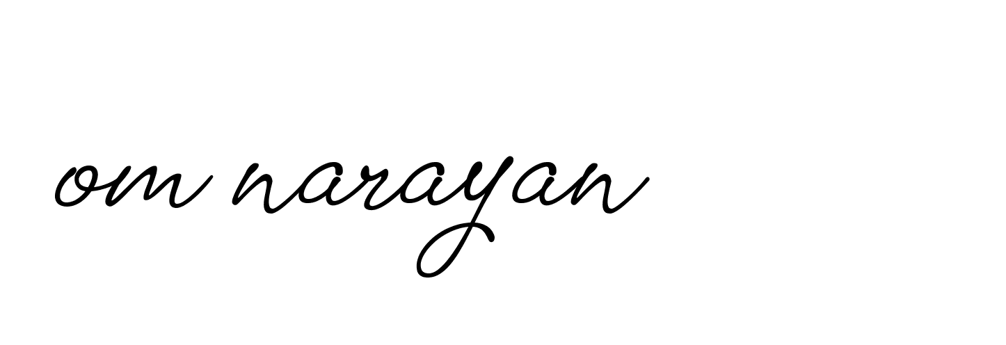 Signature of om-narayan-