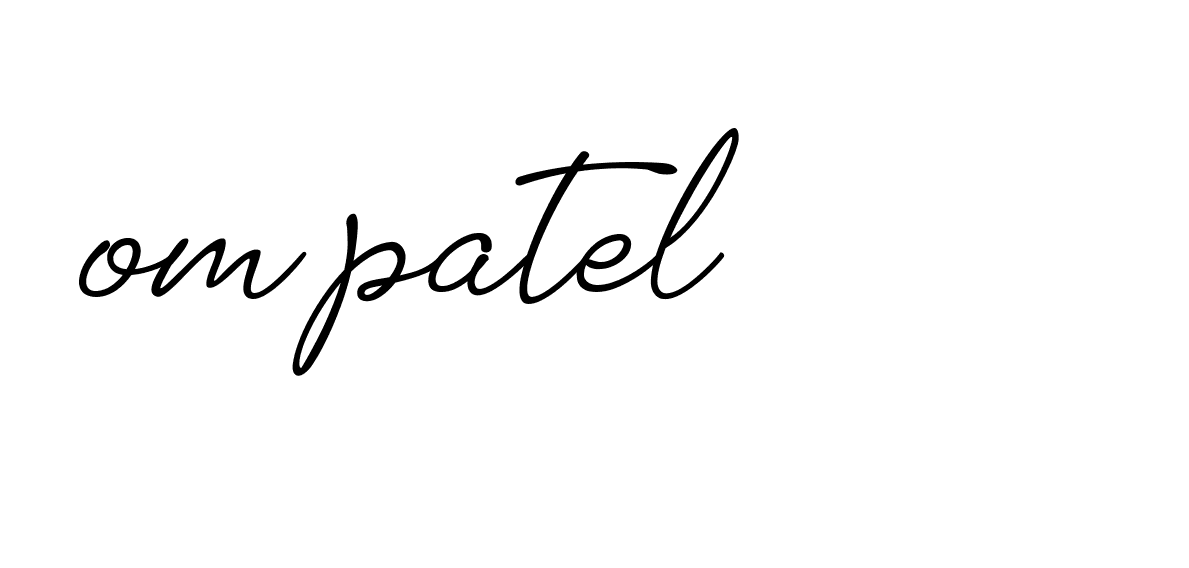 Signature of om-patel