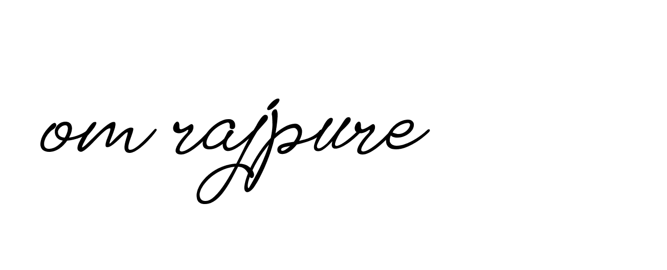 Signature of om-rajpure