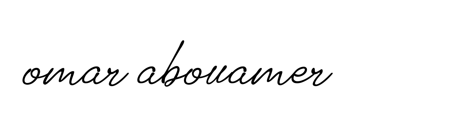 Signature of omar-abouamer