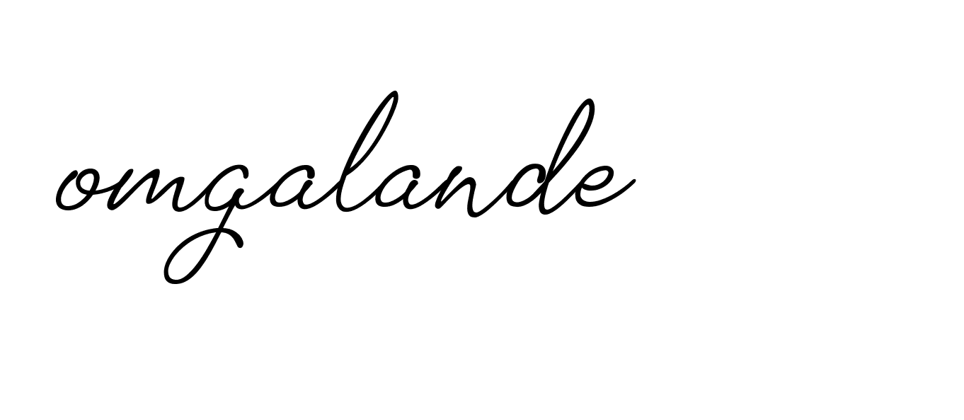 Signature of omgalande