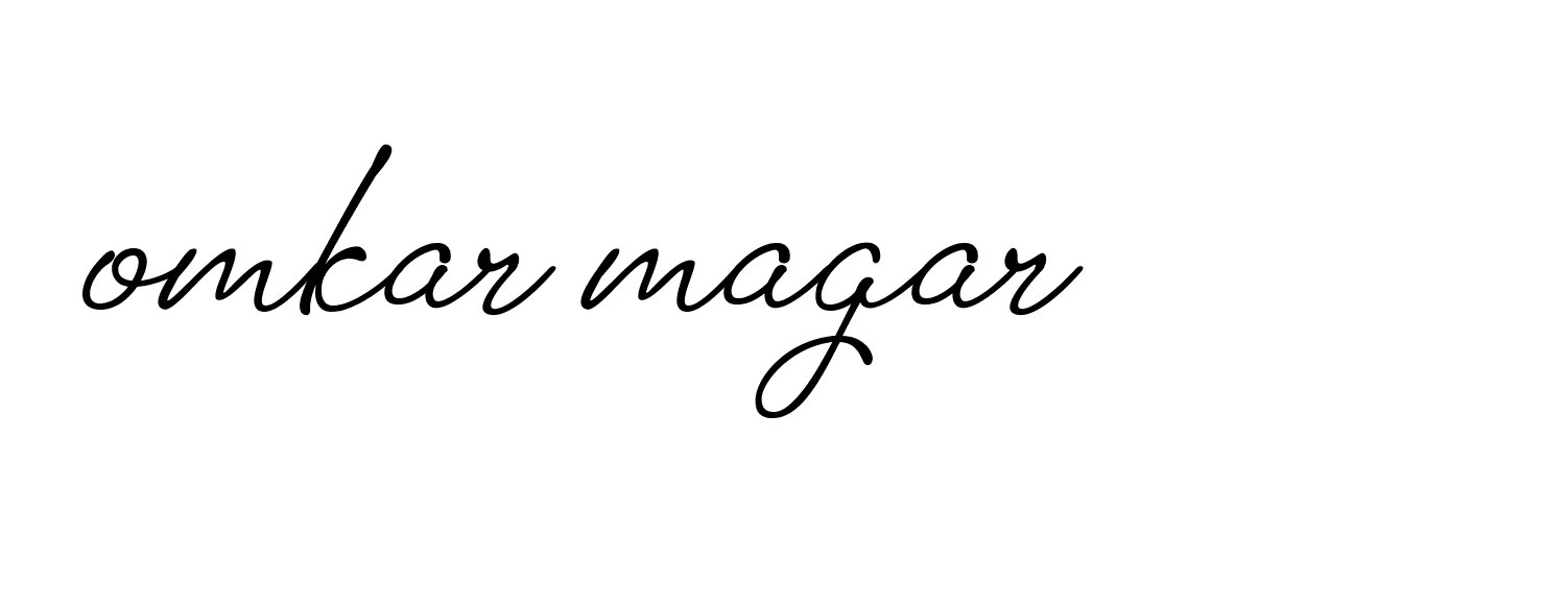 Signature of omkar-magar