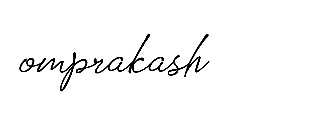 Signature of omprakash