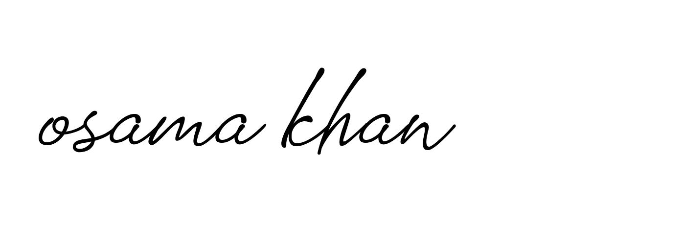 Signature of osama-khan