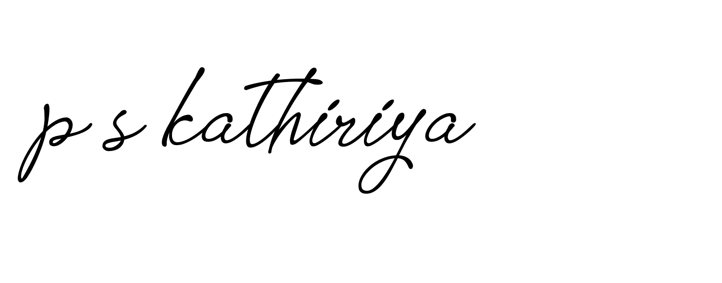 Signature of p-s-kathiriya