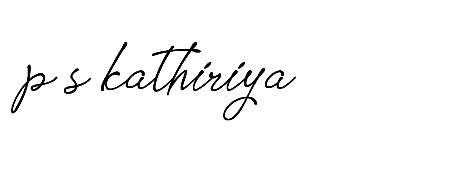 Signature of p-s-kathiriya-