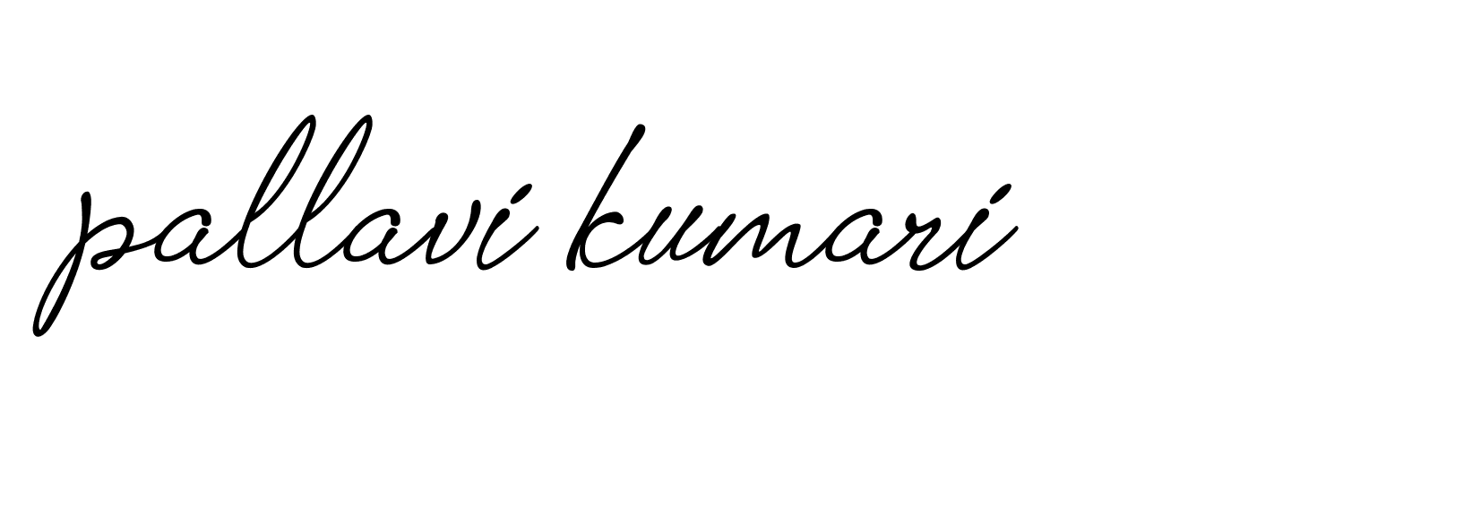 Signature of pallavi-kumari