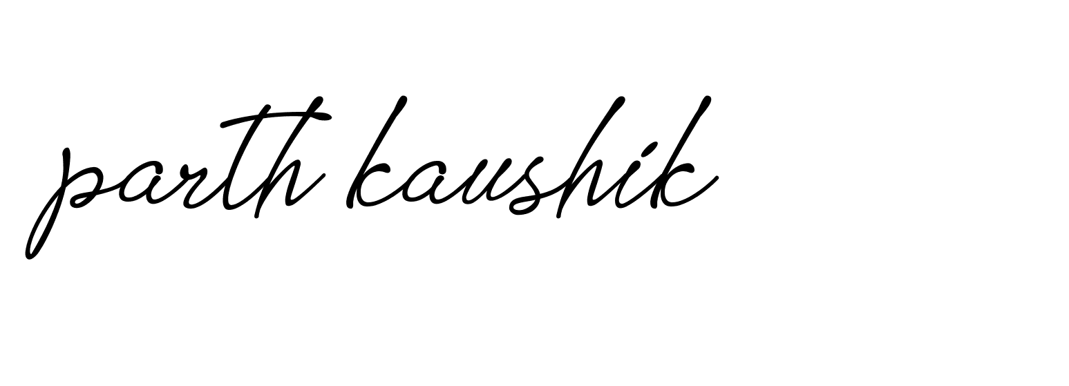 Signature of parth-kaushik