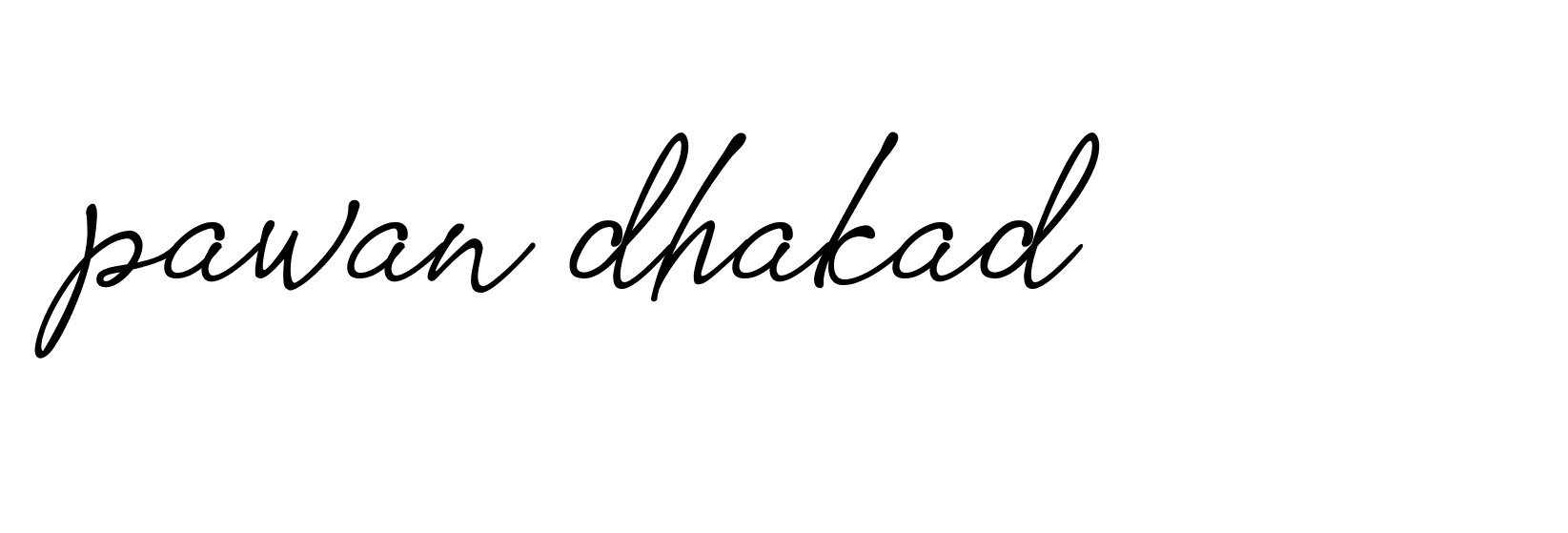 Signature of pawan-dhakad