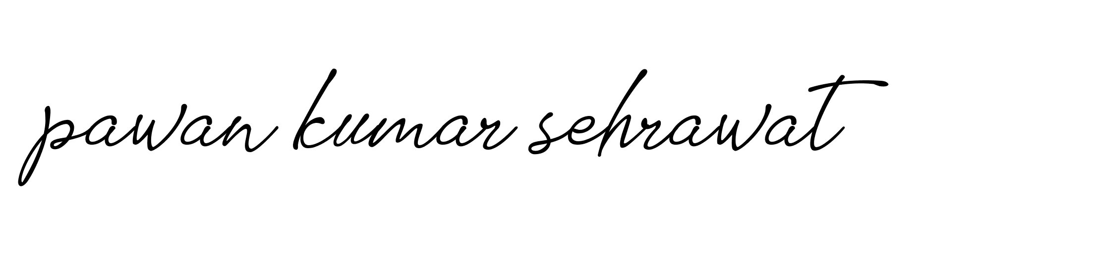 Signature of pawan-kumar-sehrawat