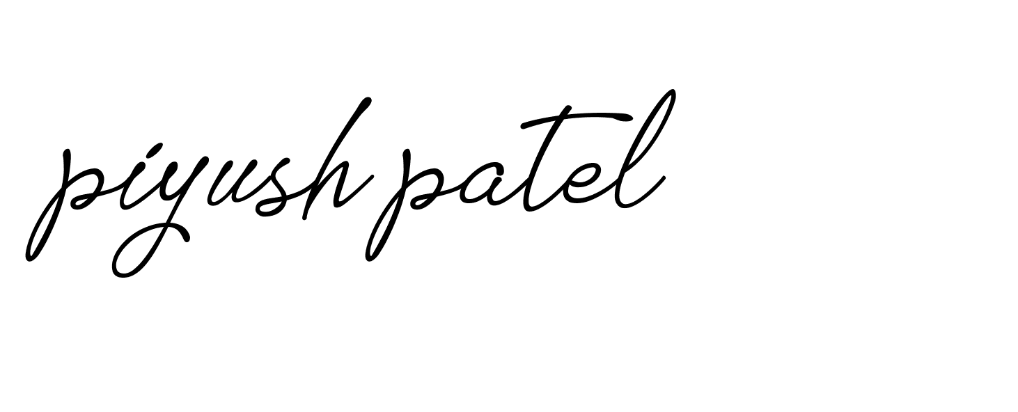 Signature of piyush-patel