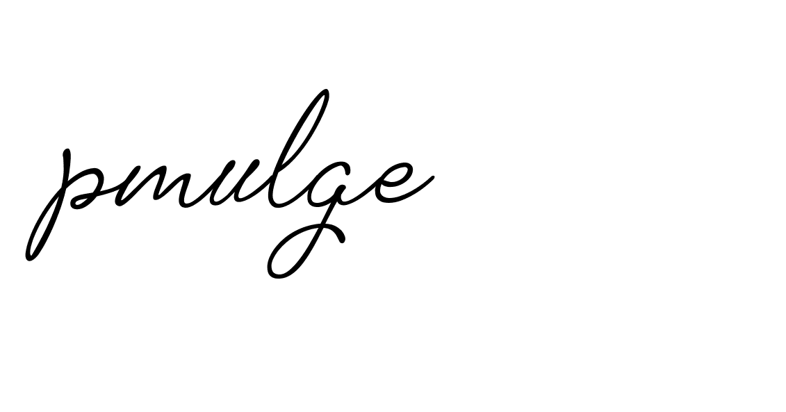 Signature of pmulge