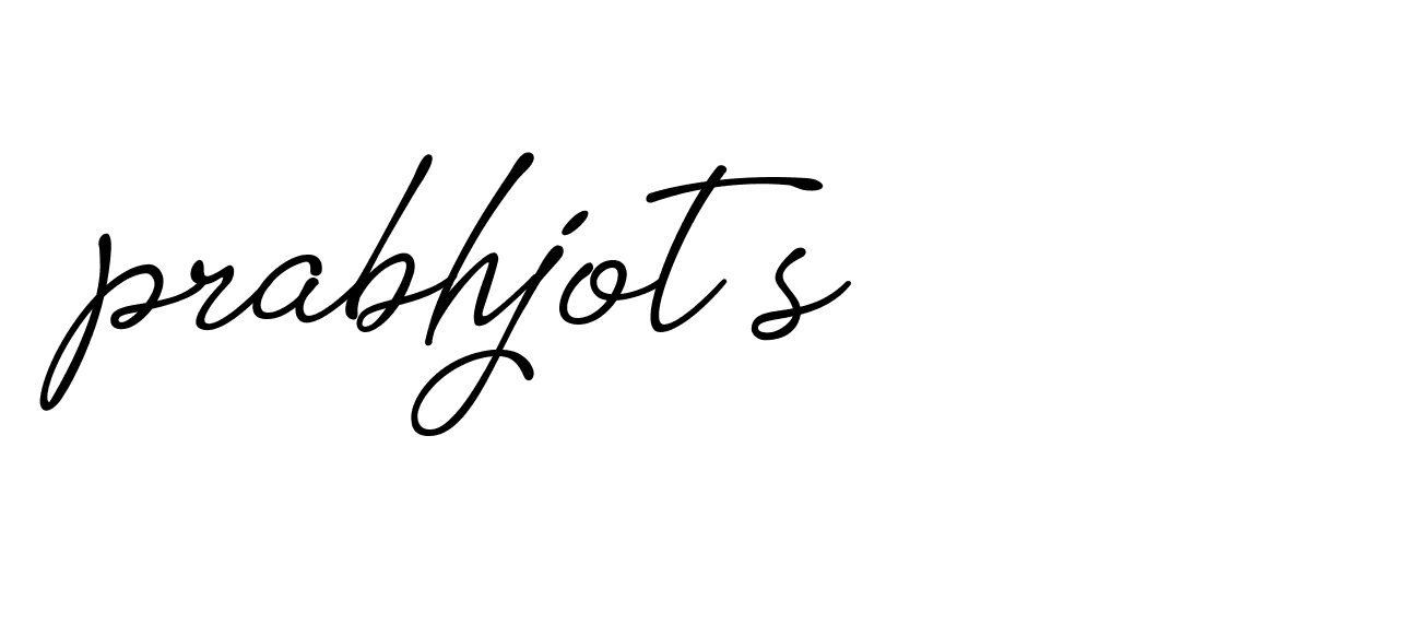 Signature of prabhjot-s