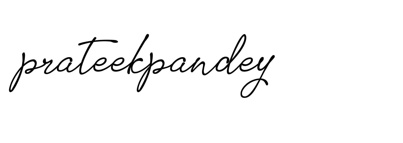 Signature of prateekpandey