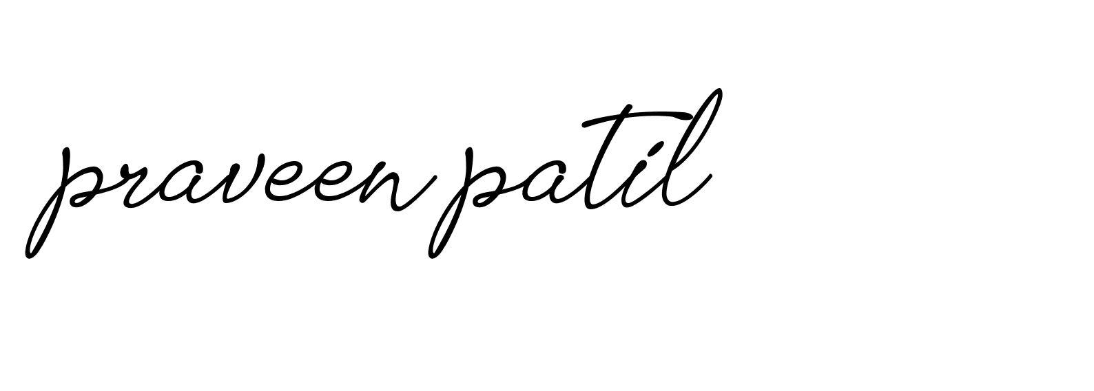 Signature of praveen-patil-