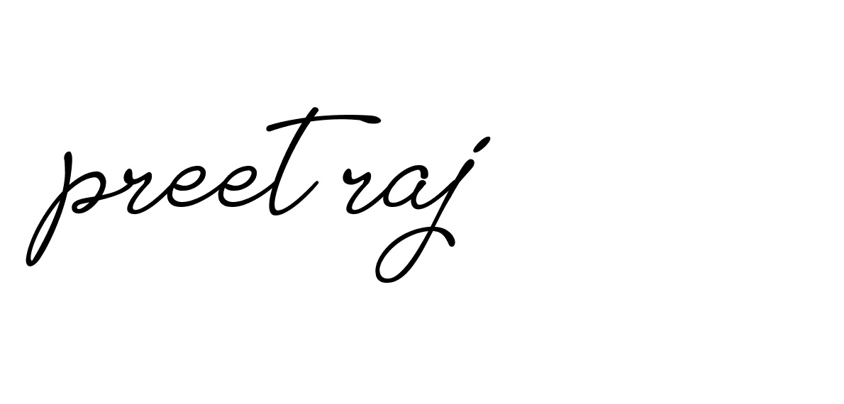 Signature of preet-raj