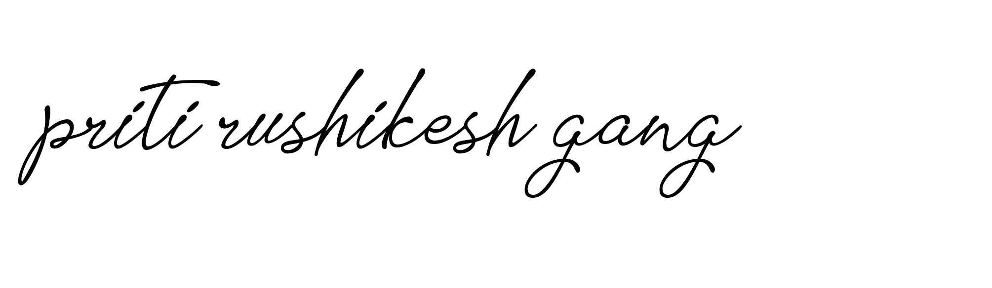 Signature of priti-rushikesh-gang