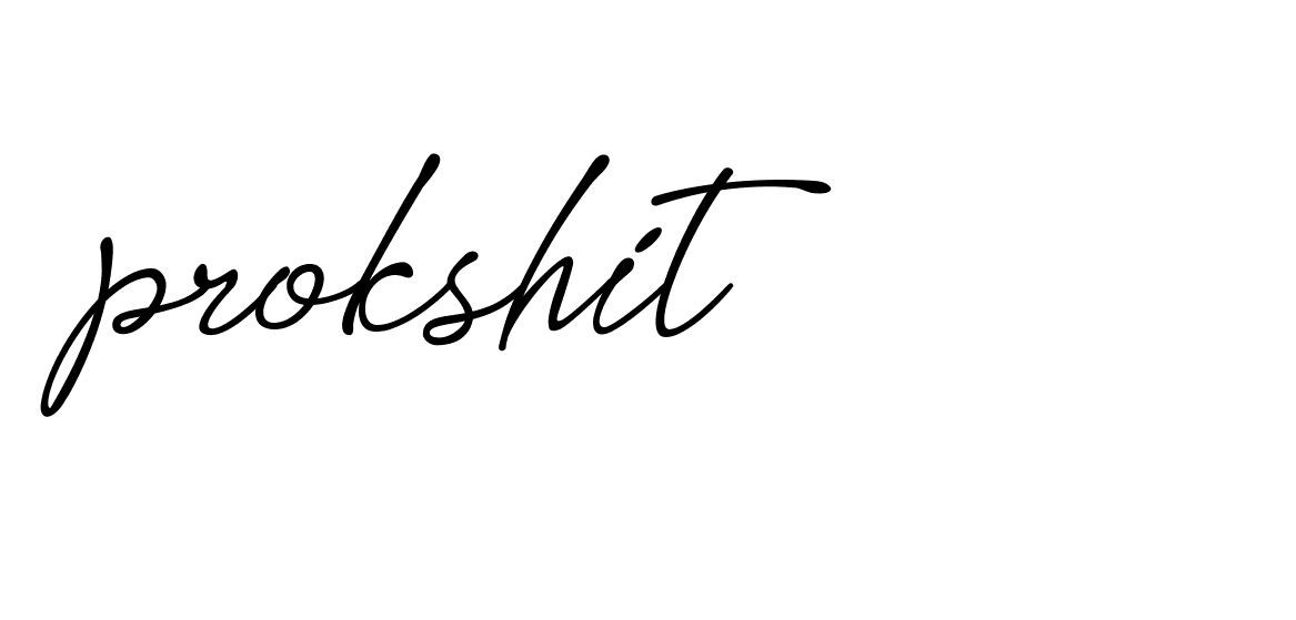 Signature of prokshit