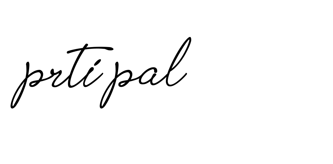 Signature of prti-pal