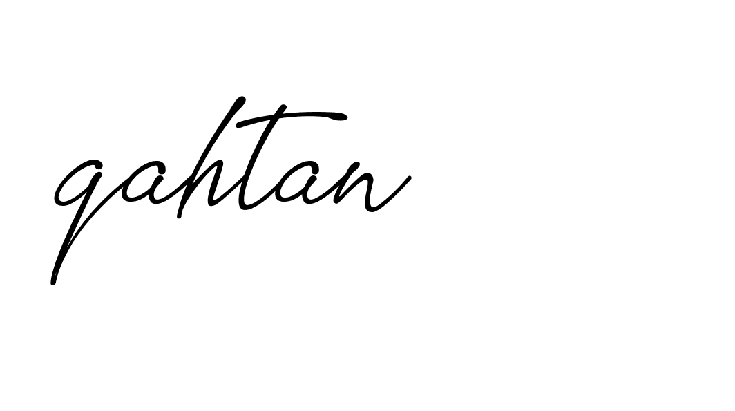 Signature of qahtan