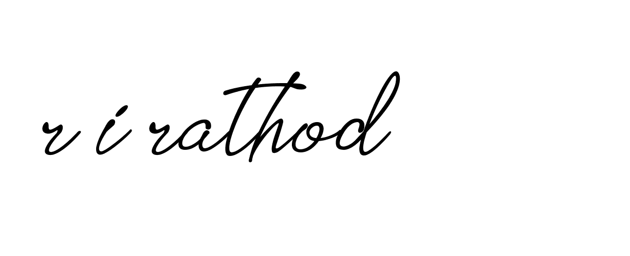 Signature of r-i-rathod