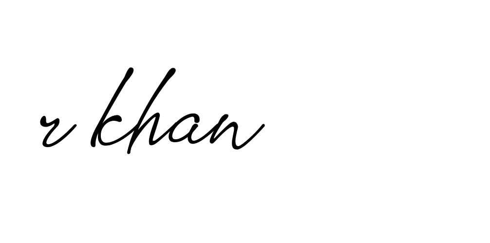 Signature of r-khan