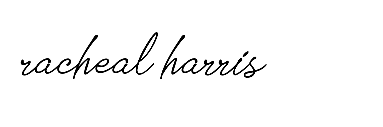 Signature of racheal-harris