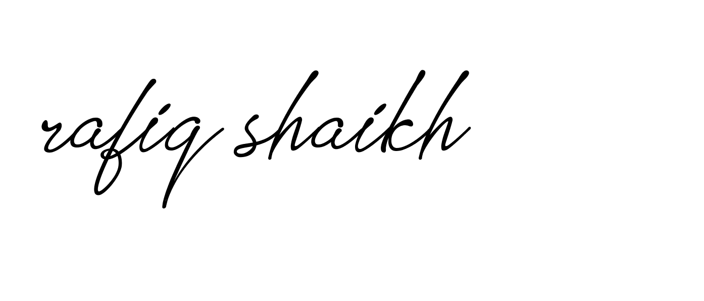 Signature of rafiq-shaikh