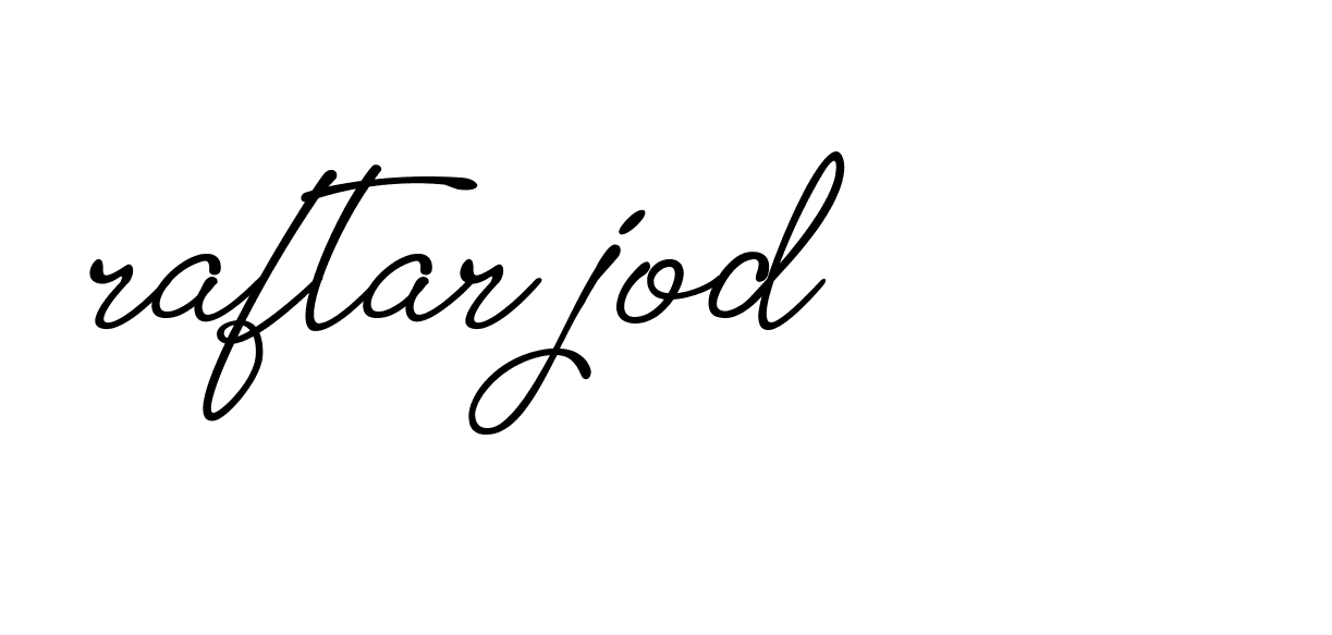 Signature of raftar-jod