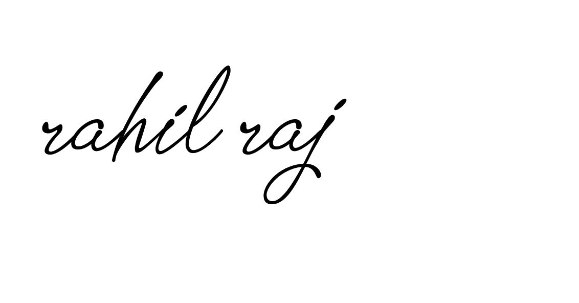 Signature of rahil-raj