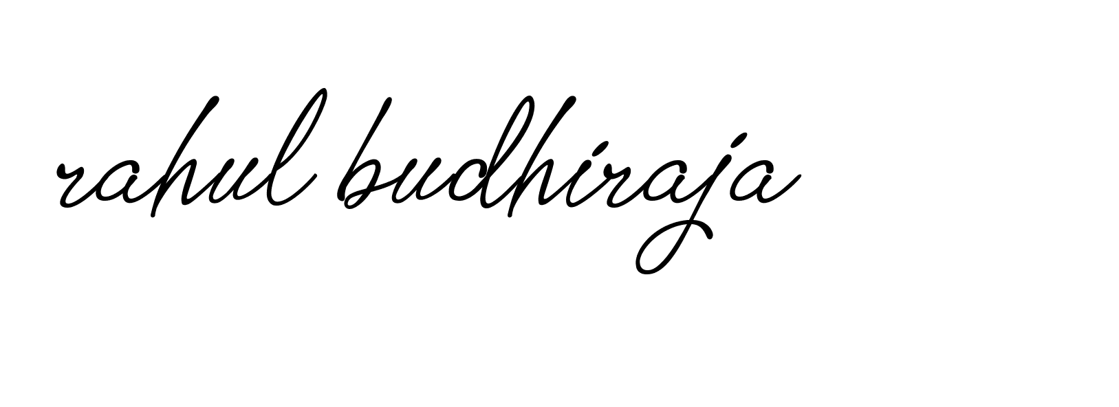 Signature of rahul-budhiraja