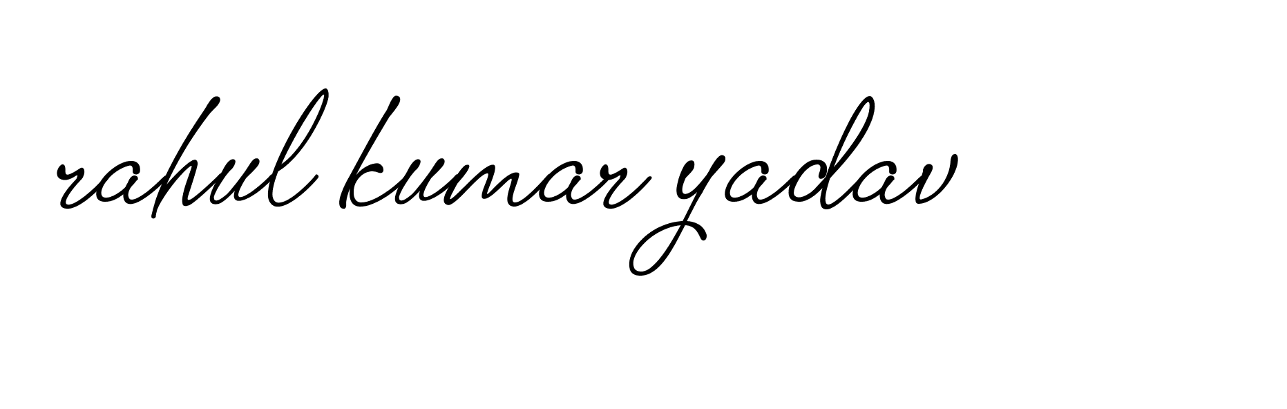 Signature of rahul-kumar-yadav