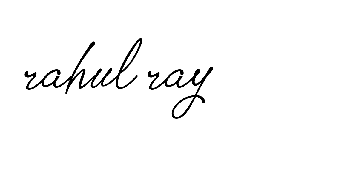 Signature of rahul-ray