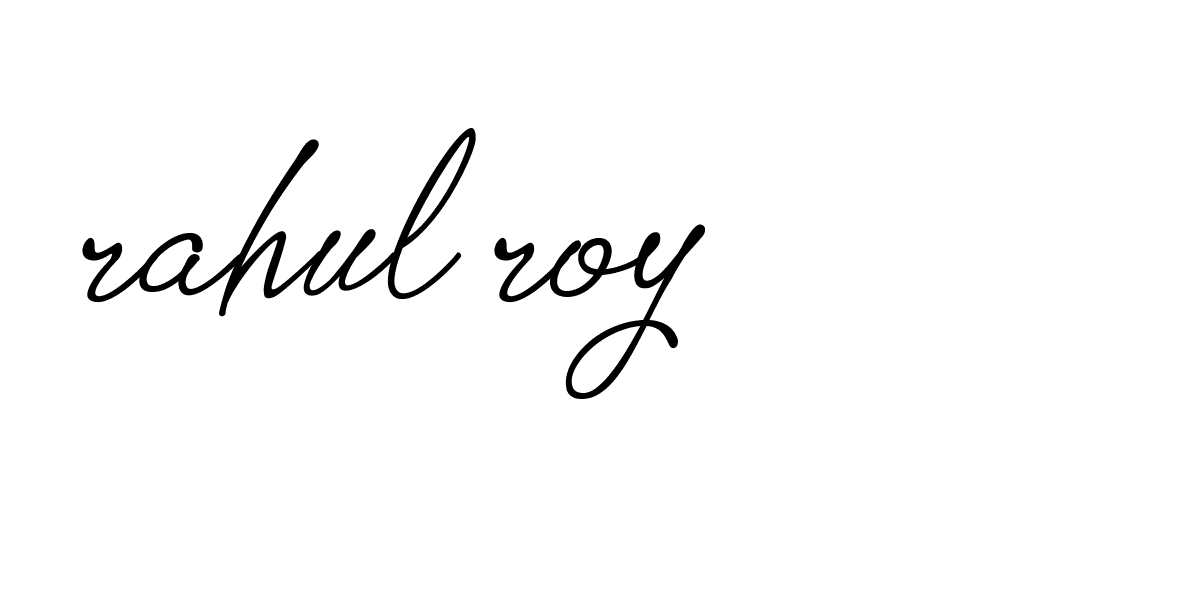 Signature of rahul-roy